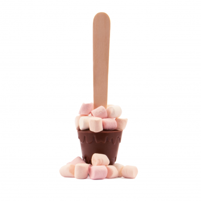 Eco Range – Info Card – Hot Chocolate Spoon – With Marshmallows