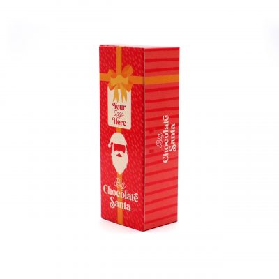 Winter Collection – Eco Flip Top Box – 41% Milk Chocolate Santa