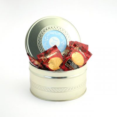 Winter Collection – Gold Treat Tin – Mini Shortbread Biscuits