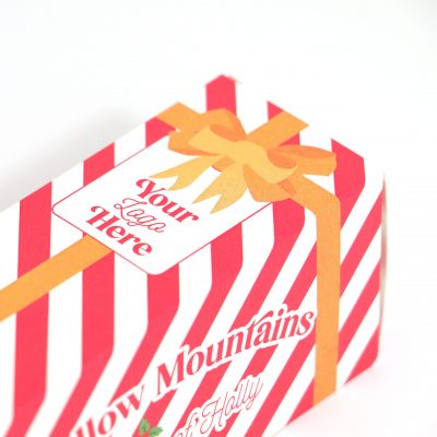 Winter Collection – Eco Sliding Box – Mallow Mountains with Holly – x3
