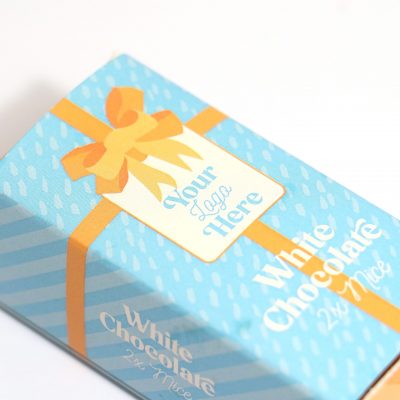 Winter Collection – Eco Mini Match Box – White Chocolate Mice – x2 – 32% cocoa
