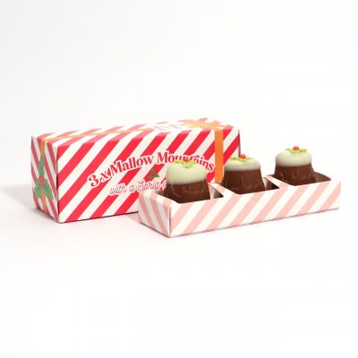 Winter Collection – Eco Sliding Box – Mallow Mountains with Holly – x3