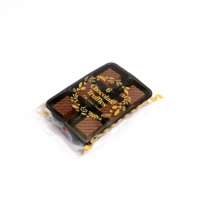 Winter Collection – Flow Wrapped Tray – Vanilla Cream – x6 – Chocolate Truffles