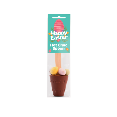 Easter – Info Card – Hot Choc Spoon with Speckled Eggs
