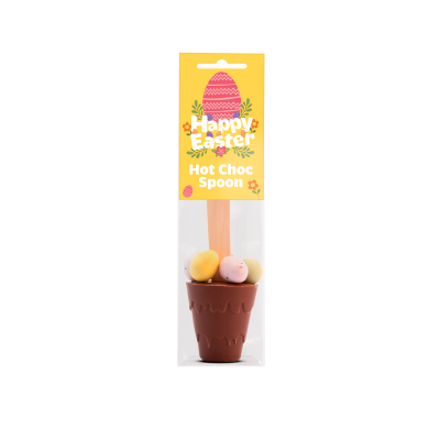 Easter – Info Card – Hot Choc Spoon with Speckled Eggs