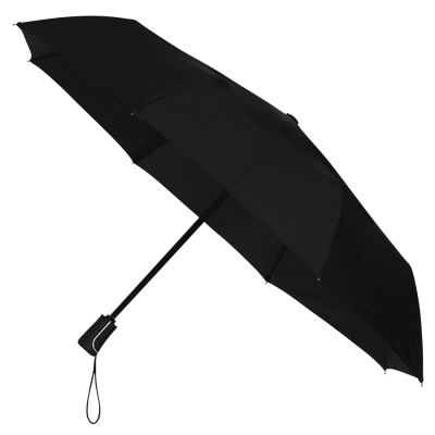 Impliva Auto Open/Close Folding Umbrella with Case