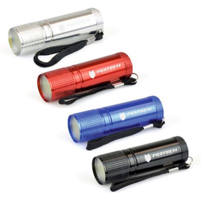 Branded COB LED Torch with Wrist Strap – Branded Merchandise