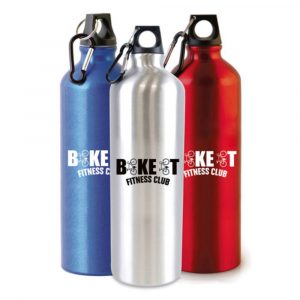 Glossy Aluminium 1L Sports Bottle – Personalised Gift