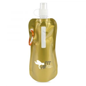 Roll Up 400ml Metallic Bottle – Personalised Sports Gift