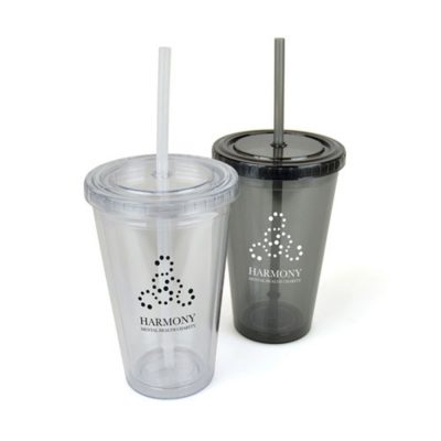 500ml Personalised Tumbler with Straw – Branded Merchandise