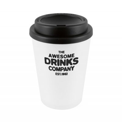 350ml Personalised Take Out Mug with Coloured Lid
