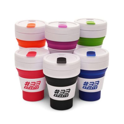 Collapsible 355ml Cup with Sipper – Promotional Merchandise