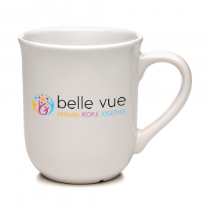 Bell White Gloss Finish Mug
