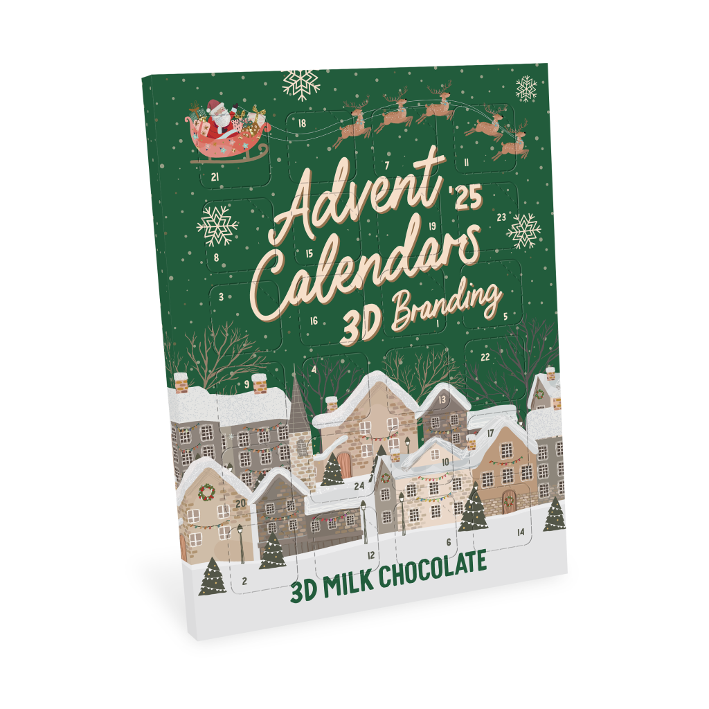 Maxi Advent Calendar - Milk Chocolate - 3D Branding