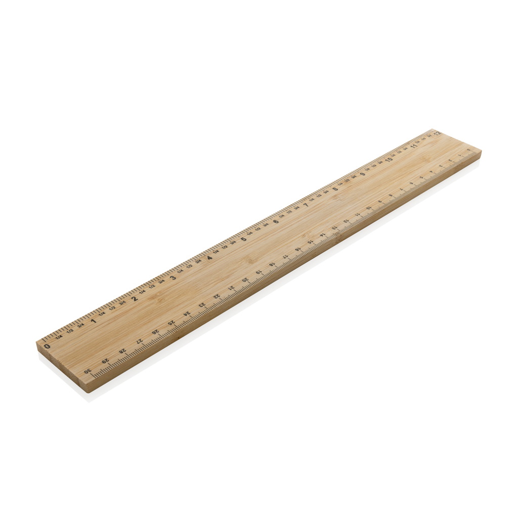 Timberson extra thick 30cm double sided bamboo ruler Timberson extra thick 30cm double sided bamboo ruler