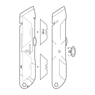 Zinc Alloy safety cutter