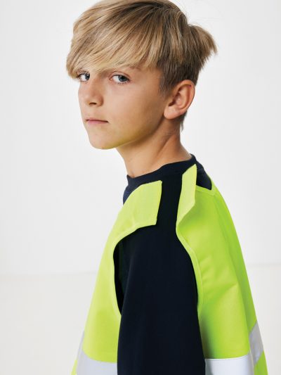 Branded High-Visibility Safety Vest for Kids 7-12 Years