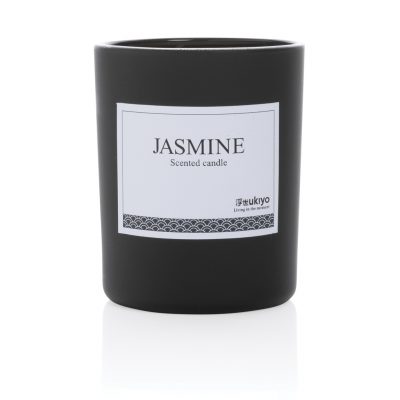Ukiyo Glass Candle: Branded Jasmine Scent for Promotions