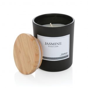 Ukiyo Deluxe Scented Candle – Personalised with Bamboo Lid