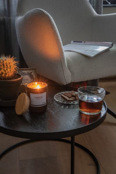 Ukiyo Deluxe Scented Candle – Personalised with Bamboo Lid