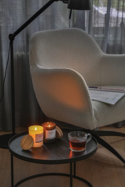 Ukiyo Deluxe Scented Candle – Personalised with Bamboo Lid