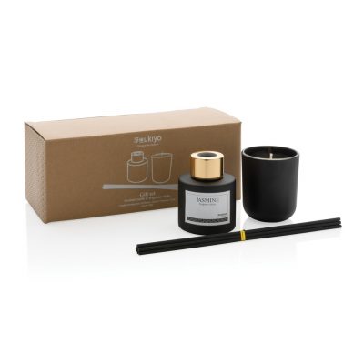 Personalised Ukiyo Candle & Fragrance Sticks Gift Set