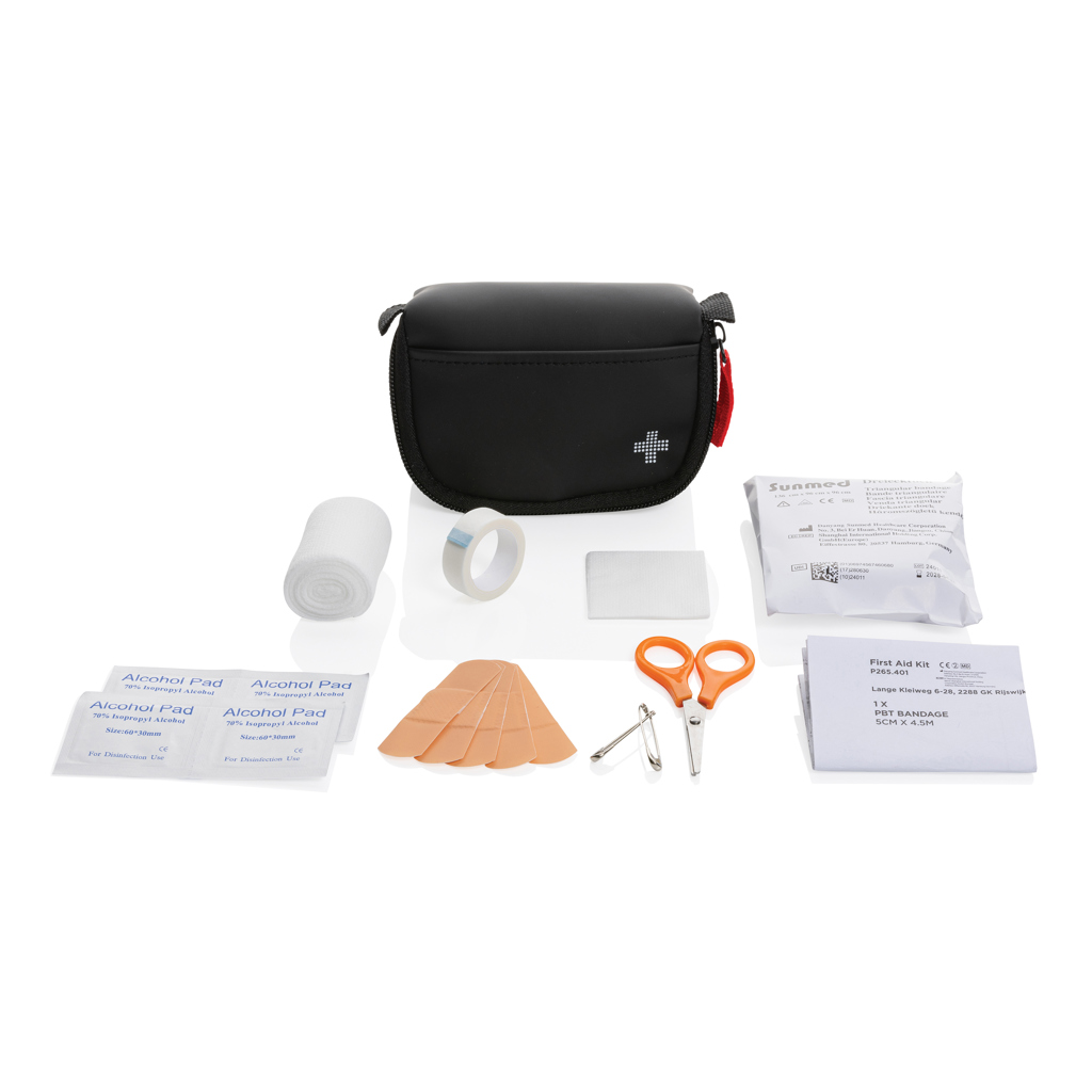 RCS recycled nubuck PU pouch first aid set mailable RCS recycled nubuck PU pouch first aid set mailable