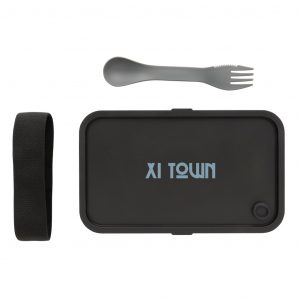 PP lunch box with spork