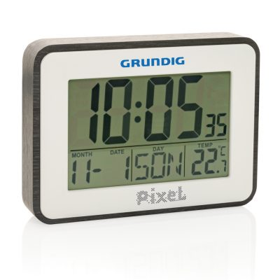 Branded Grundig Weatherstation Alarm Calendar for Promotions