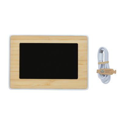 Personalised Eco LED Clock – Stylish Alarm & Temp Display