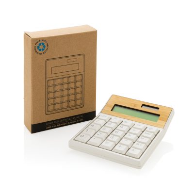 Eco-Friendly Bamboo Calculator for Branded Promotions