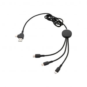 Light up logo 6-in-1 cable Light up logo 6-in-1 cable