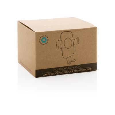 Branded RCS Recycled 10W Wireless Charging Car Holder