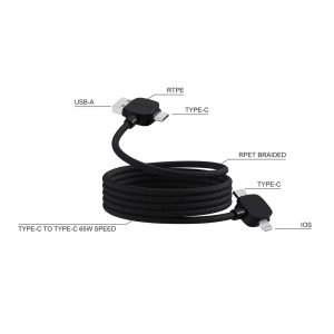 Urban Vitamin Stockton 65W RCS RTPE/RPET magnetic cable
