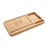 Bamboo Desk Organiser with Promotable 10W Wireless Charger - Image 5