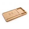 Bamboo Desk Organiser with Promotable 10W Wireless Charger - Image 6