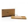 Bamboo Desk Organiser with Promotable 10W Wireless Charger - Image 8