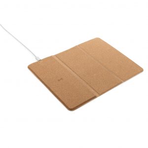 Branded 10W Wireless Charging Cork Mousepad & Stand