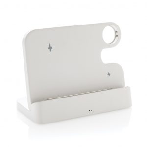 Branded Eco-Friendly 15W Dual Charger with iWatch Slot