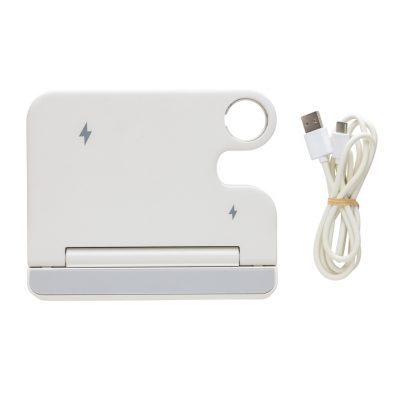 Branded Eco-Friendly 15W Dual Charger with iWatch Slot