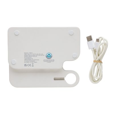 Branded Eco-Friendly 15W Dual Charger with iWatch Slot