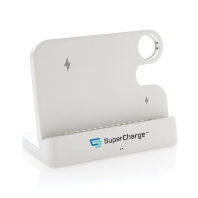 Branded Eco-Friendly 15W Dual Charger with iWatch Slot