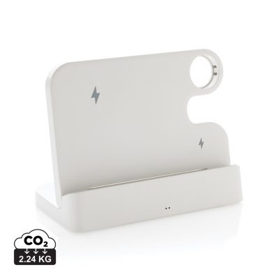 Branded Eco-Friendly 15W Dual Charger with iWatch Slot