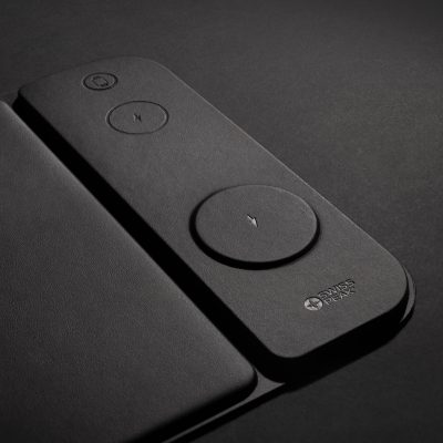 Branded Eco-Friendly 3-in-1 Charging Mousepad for Events