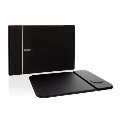 Branded Eco-Friendly 3-in-1 Charging Mousepad for Events