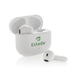 Tunevo RCS recycled plastic wireless earbuds