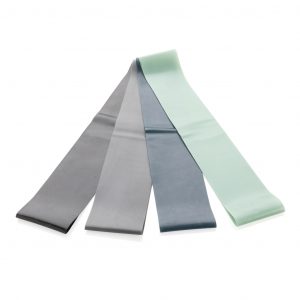 Branded Elastic Fitness Bands in Pouch for Promotions