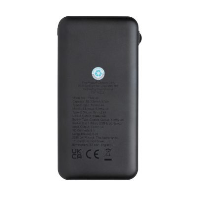 Eco-Friendly Branded 10,000 mAh Powerbank for Businesses