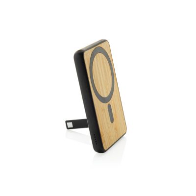 Eco-Friendly 5000mAh Bamboo Powerbank – Branded Gift Idea