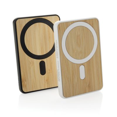 Eco-Friendly 5000mAh Bamboo Powerbank – Branded Gift Idea